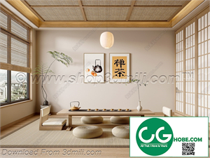Tea Room 89 3D Model